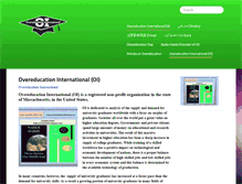 Tablet Screenshot of overeducation.org